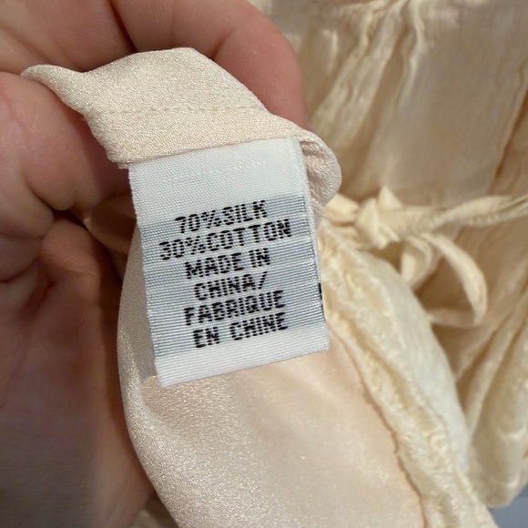 Vintage Y2K Chloé Silk Cotton Embroidered Babydoll Dress Romantic Boho - Picture 7 of 7